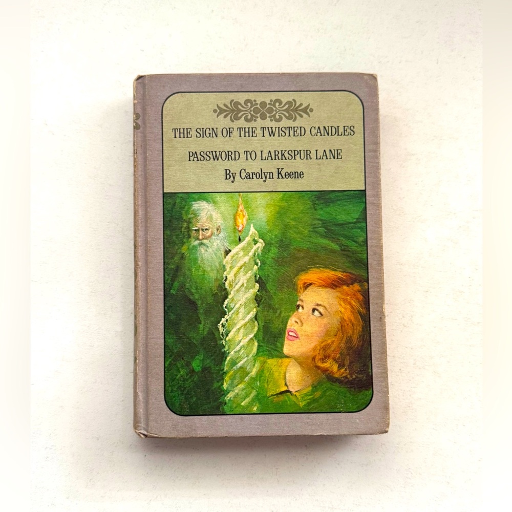 Vintage Nancy Drew‎ Book The Sign of the Twisted Candles by Carolyn Keene, 1968